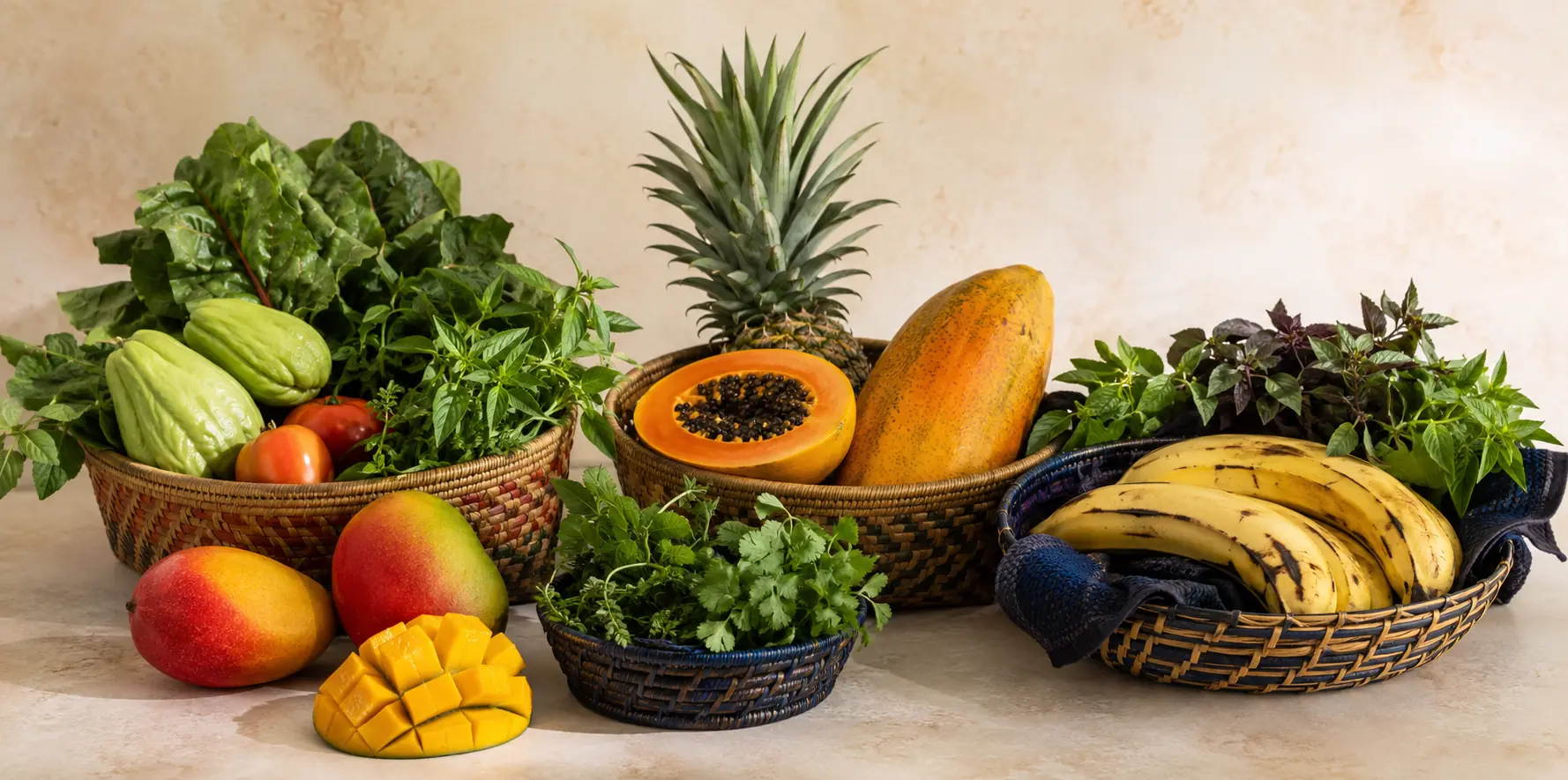 Frutas y vegetales disponibles en Costa Rica